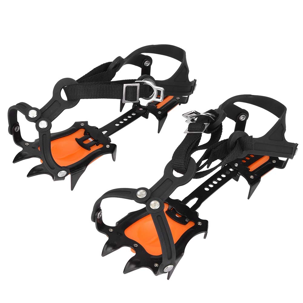 VGEBY traction ice cleats with 10-teeth design to improve grip on ice surfaces