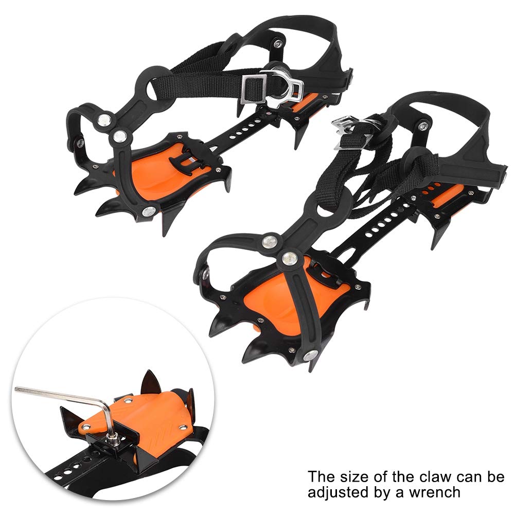 VGEBY crampons fitting a variety of footwear styles for ice conditions
