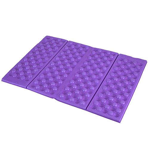 VGEBY1 camping foam pad folded for easy carry.