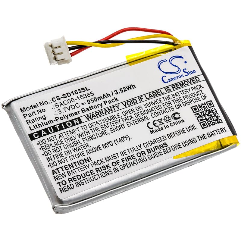 VI VINTRONS SAC00-16365 battery for SportDOG Bird Launcher Receiver ensures reliable replacement.