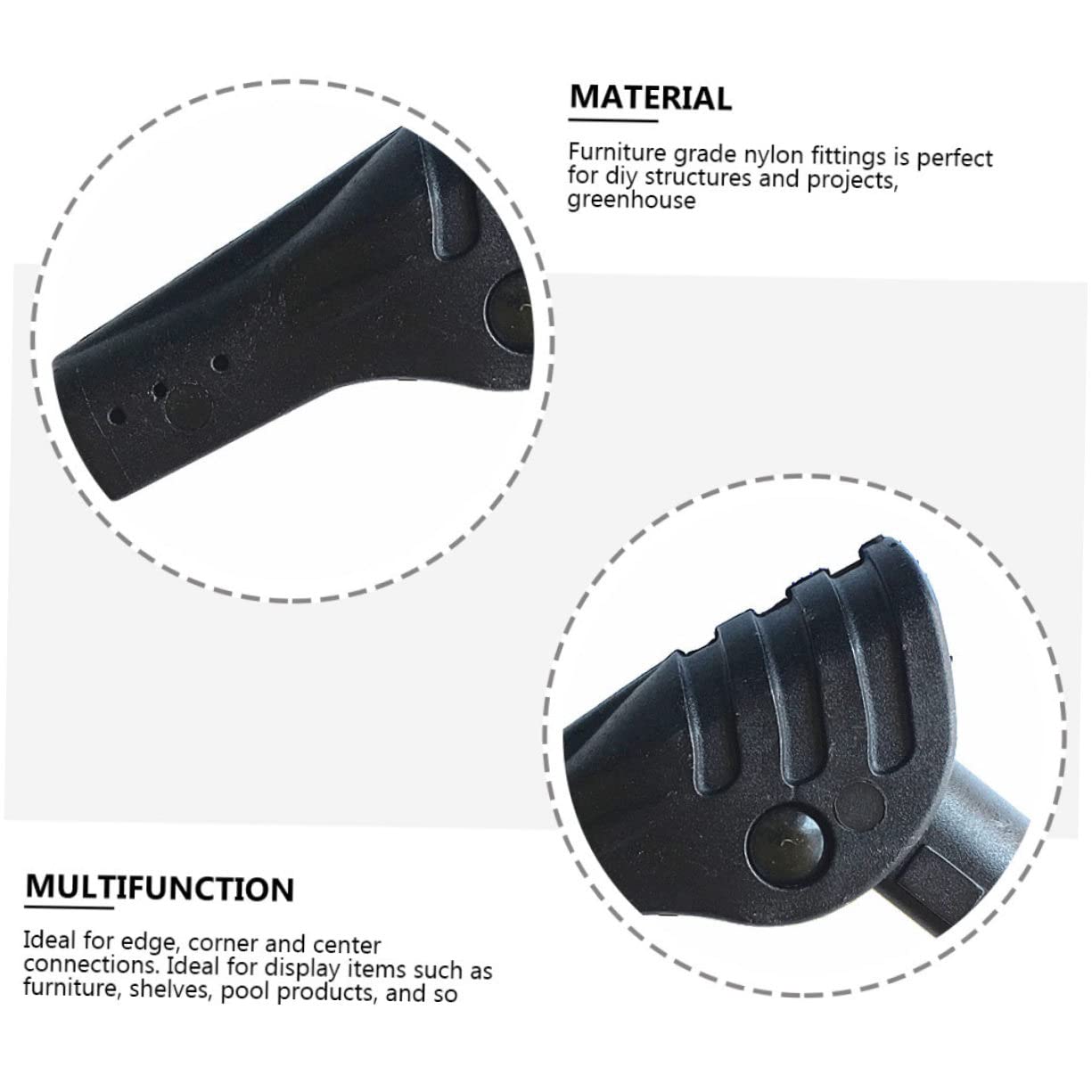 Vicasky tent support joint, simplifies assembly and reduces setup time
