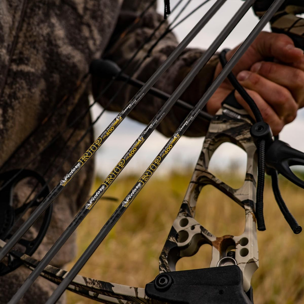 Victory Archery RIP 0.204 arrow insert close-up showing 60gr aluminum compatibility for strength