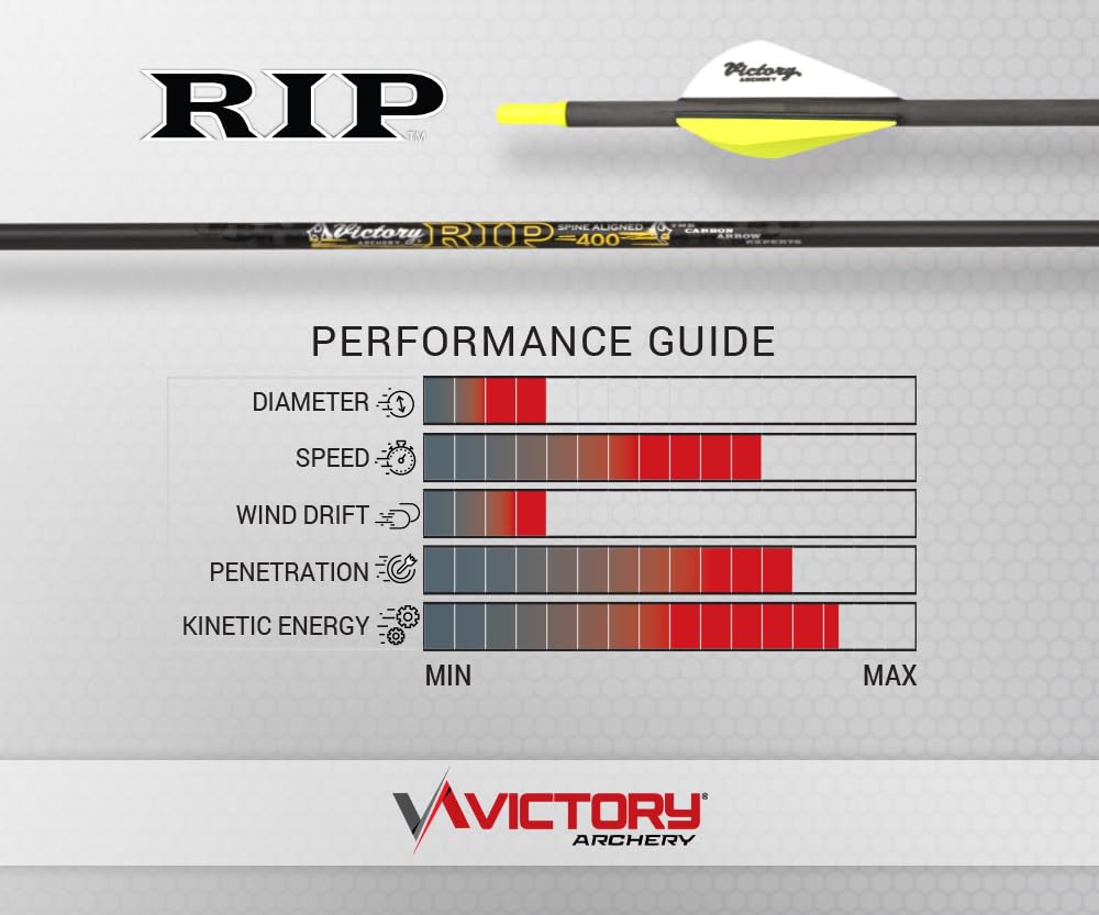 Victory Archery RIP 0.204 arrow packaged shot for field-ready hunts and quick setup