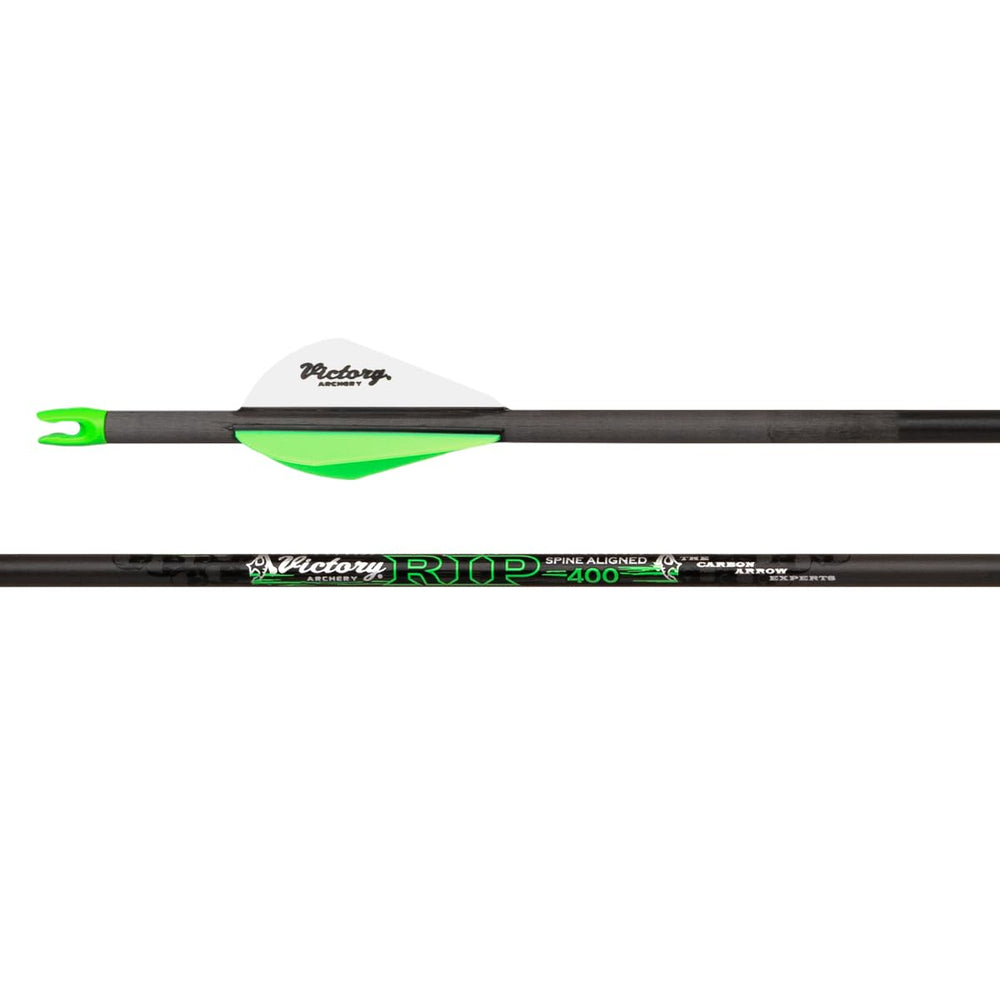 Victory Archery RIP 0.204 green 6-pack arrow for field visibility