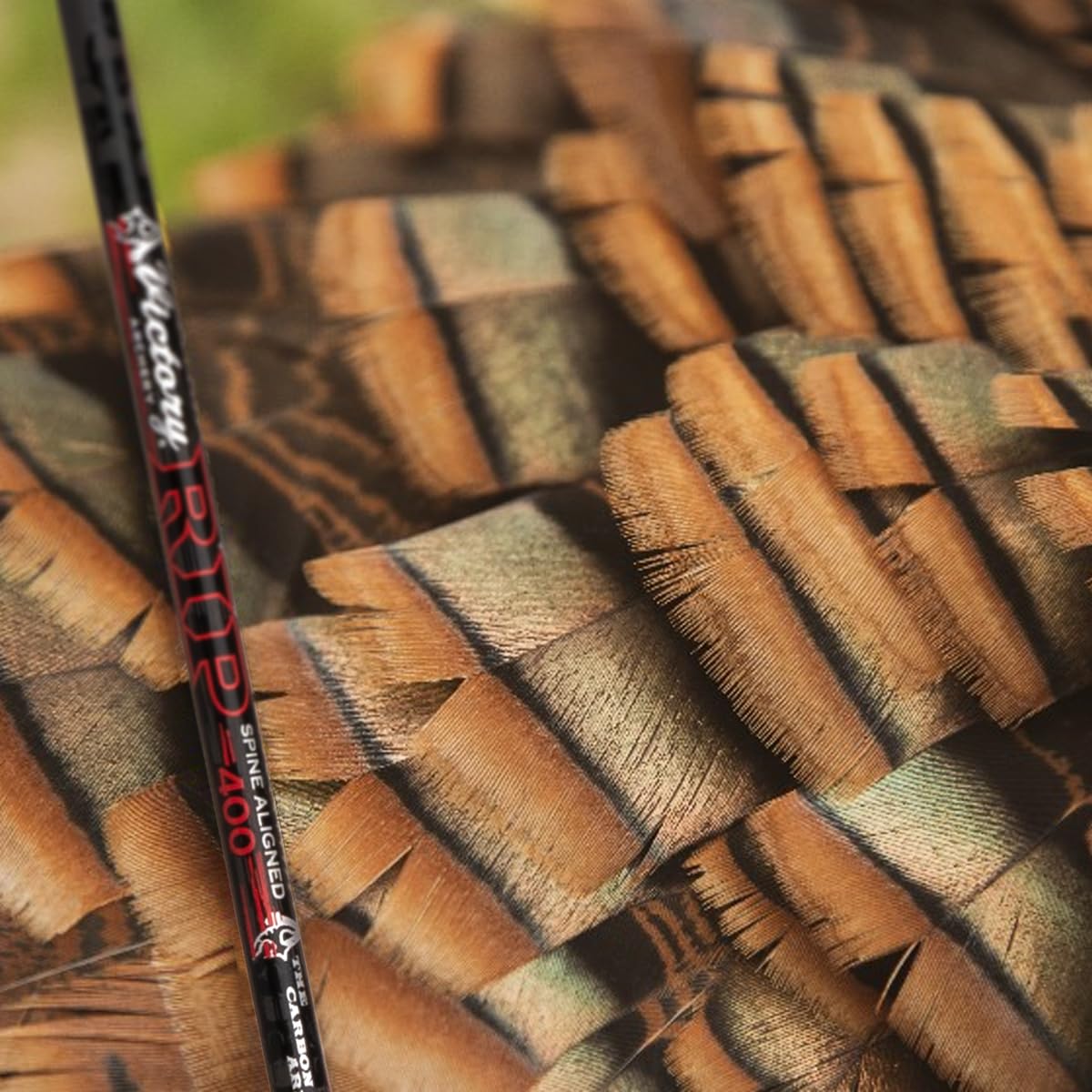 Victory Archery RIP 8gr IP nocks closeup highlights easy nock retention and repeatable alignment