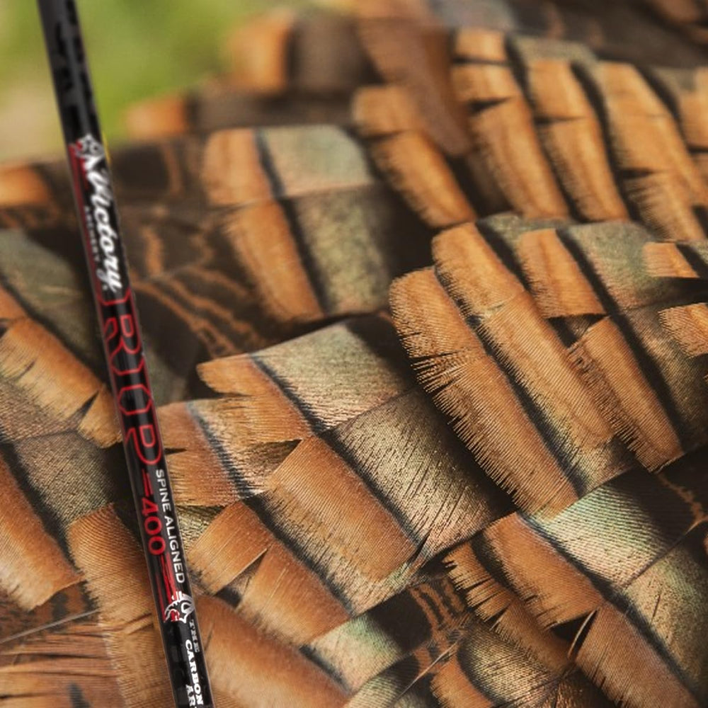 Victory Archery RIP 8gr IP nocks closeup highlights easy nock retention and repeatable alignment