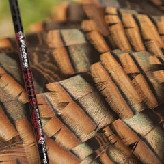 Victory Archery RIP 8gr IP nocks closeup highlights easy nock retention and repeatable alignment