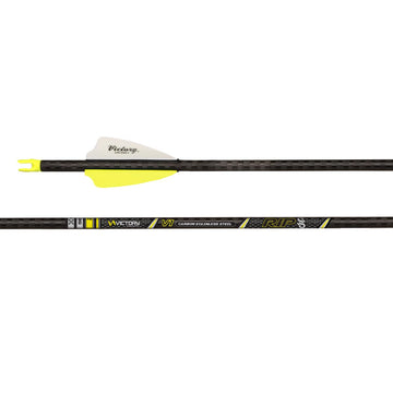 Victory Archery RIP SS Elite six-pack fletched arrows ready for practice targets.