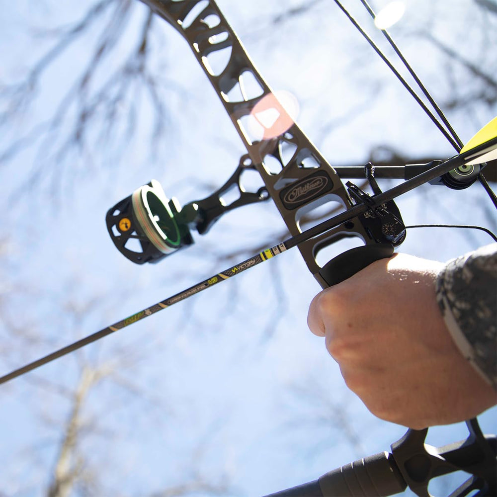 Victory Archery RIP SS Elite arrows on target demonstrate stable flight and accuracy potential.