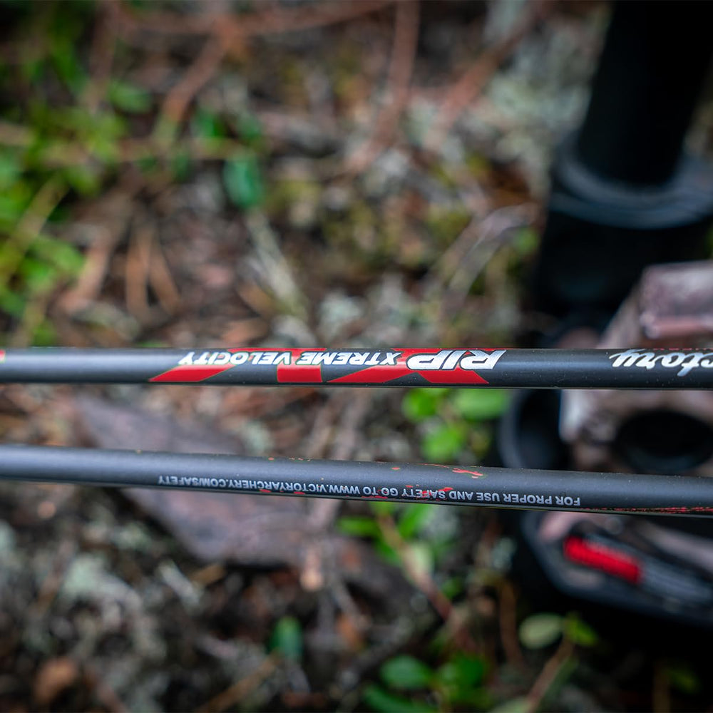 Victory Archery RIP XV 0.204 arrow showing 8gr IP nocks for consistent setup