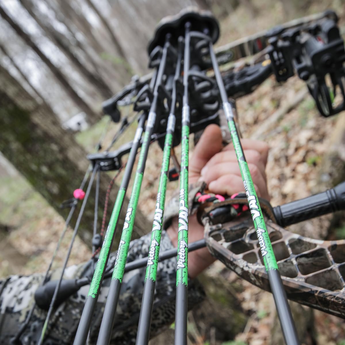 Victory Archery VAP 0.166 green enhanced penetration for tough hides and energy transfer.