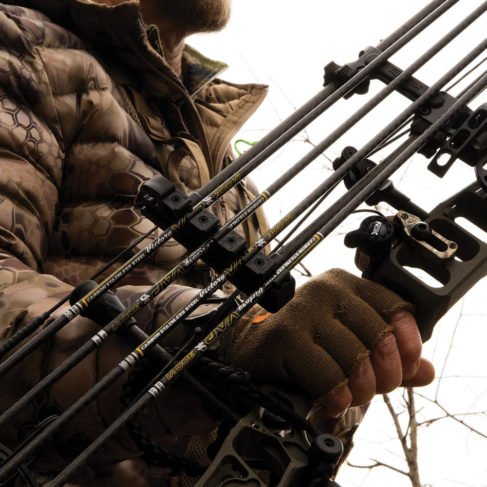 Victory Archery VAP SS 0.166 insert and nock detail.