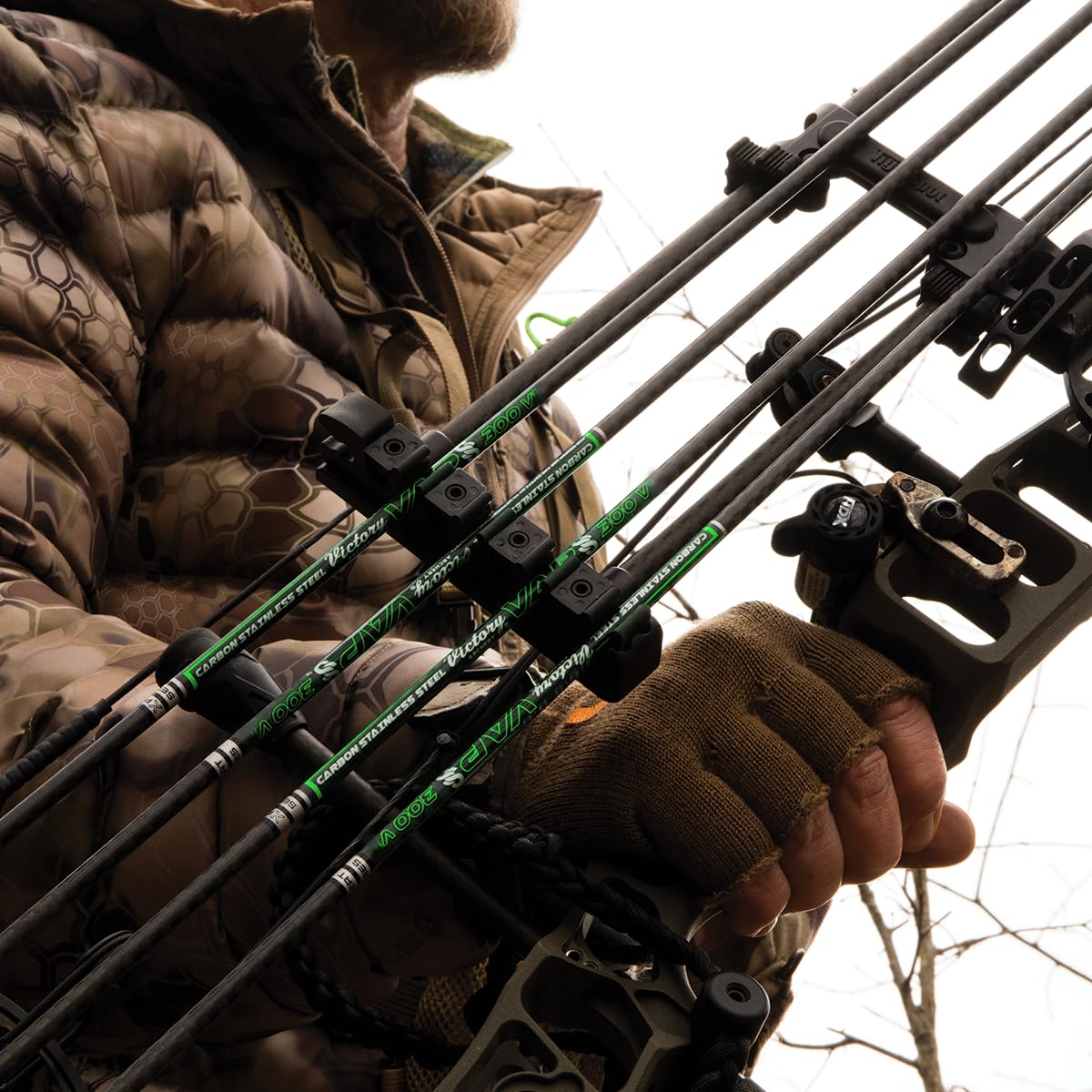 Victory Archery VAP SS MAXX KE technology maintains straight flight and tight groups.