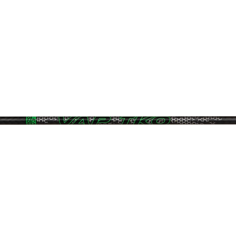 Victory Archery VAP TKO 0.166 arrow shaft closeup showcases micro diameter speed benefits.