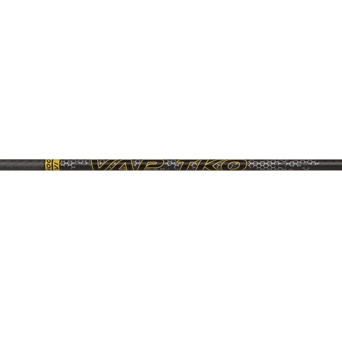 Victory Archery VAP TKO 0.166 carbon-fiber construction for fast, clean penetration.