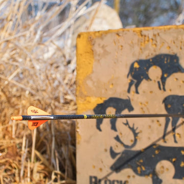 Victory Archery VAP TKO 0.166in micro diameter arrow in elite yellow