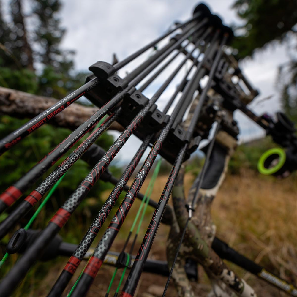 Victory Archery VAP TKO red-finished arrow ready for field practice and hunting.
