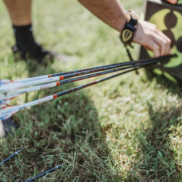 Victory Archery VF TKO weight matched dozen for stable, repeatable groupings.