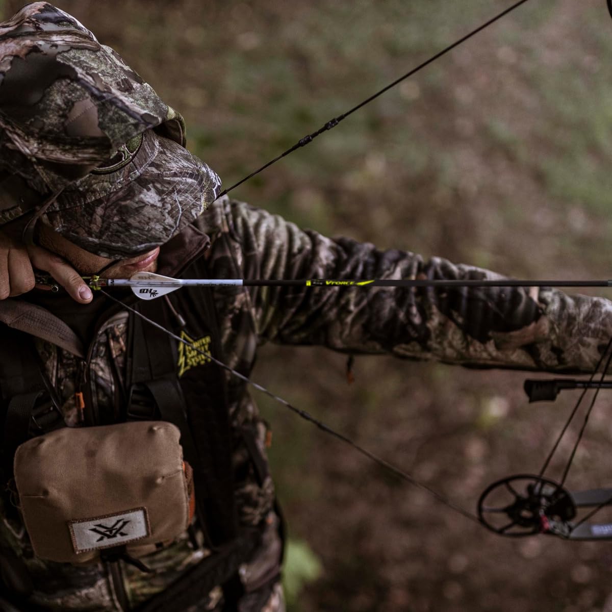 Victory Archery VForce 0.245 carbon fiber construction delivers speed with reduced wind deflection.