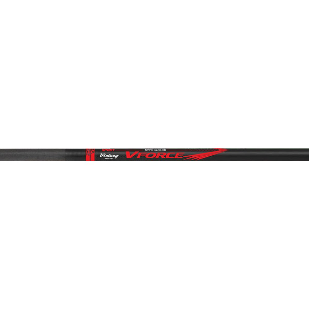 Victory Archery VForce 0.245 bare shafts prepared for tuning and testing
