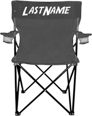 VictorStore outdoor camping chair with customizable text for personalized seating