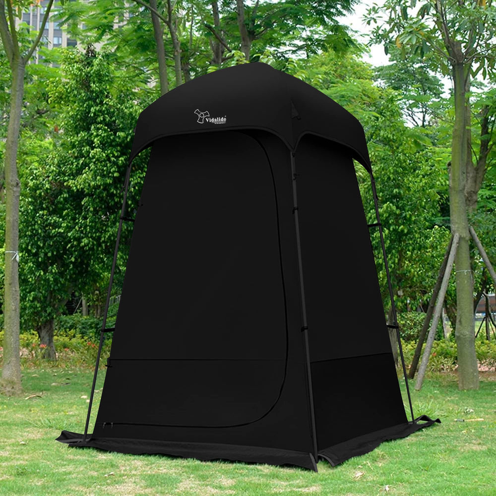 Vidalido privacy tent side vent demonstrates airflow while maintaining privacy