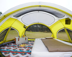Vidalido tent with four mesh windows for bright interior