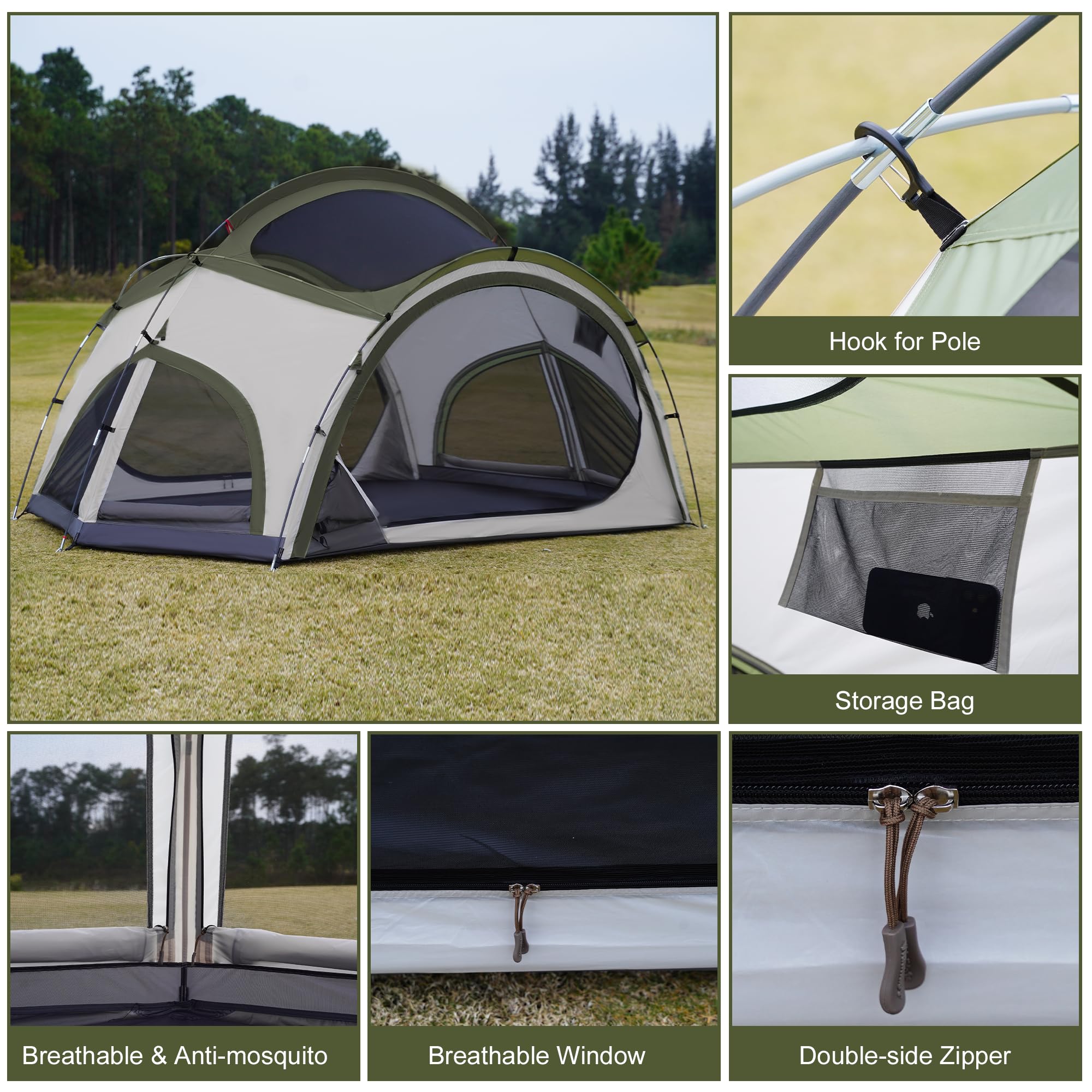 Vidalido interior with mesh pockets and gear loft for quick organization