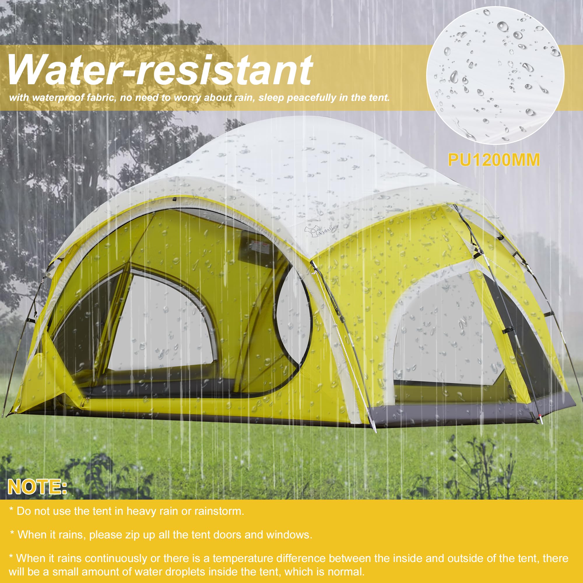 Vidalido tent portable carry bag for easy transport