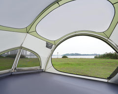 Vidalido tent top mesh roof for star gazing and natural light