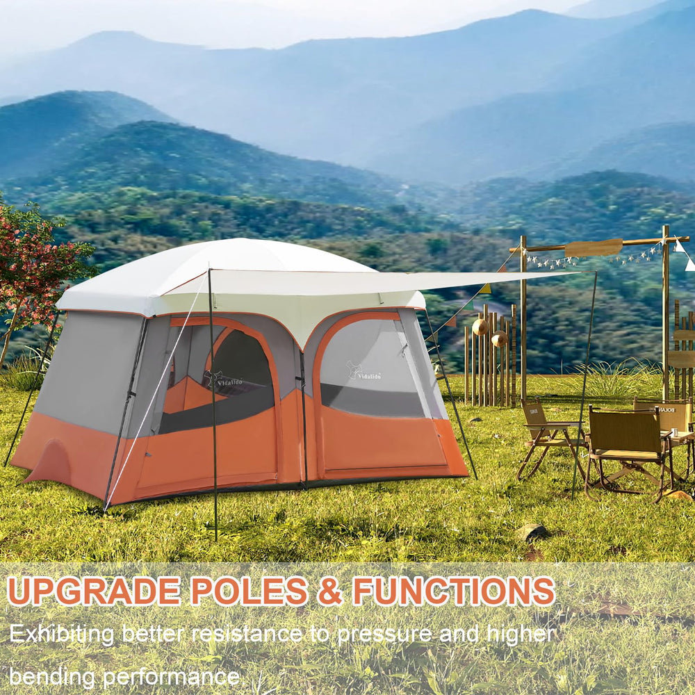 Vidalido Tents backyard camping setup hinting at versatile outdoor use
