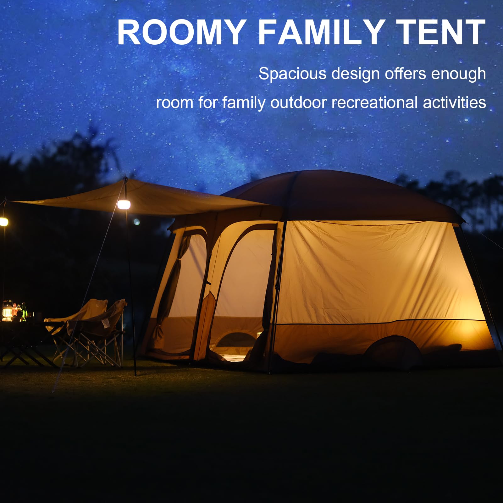 Vidalido Tents quick setup with included accessories explained