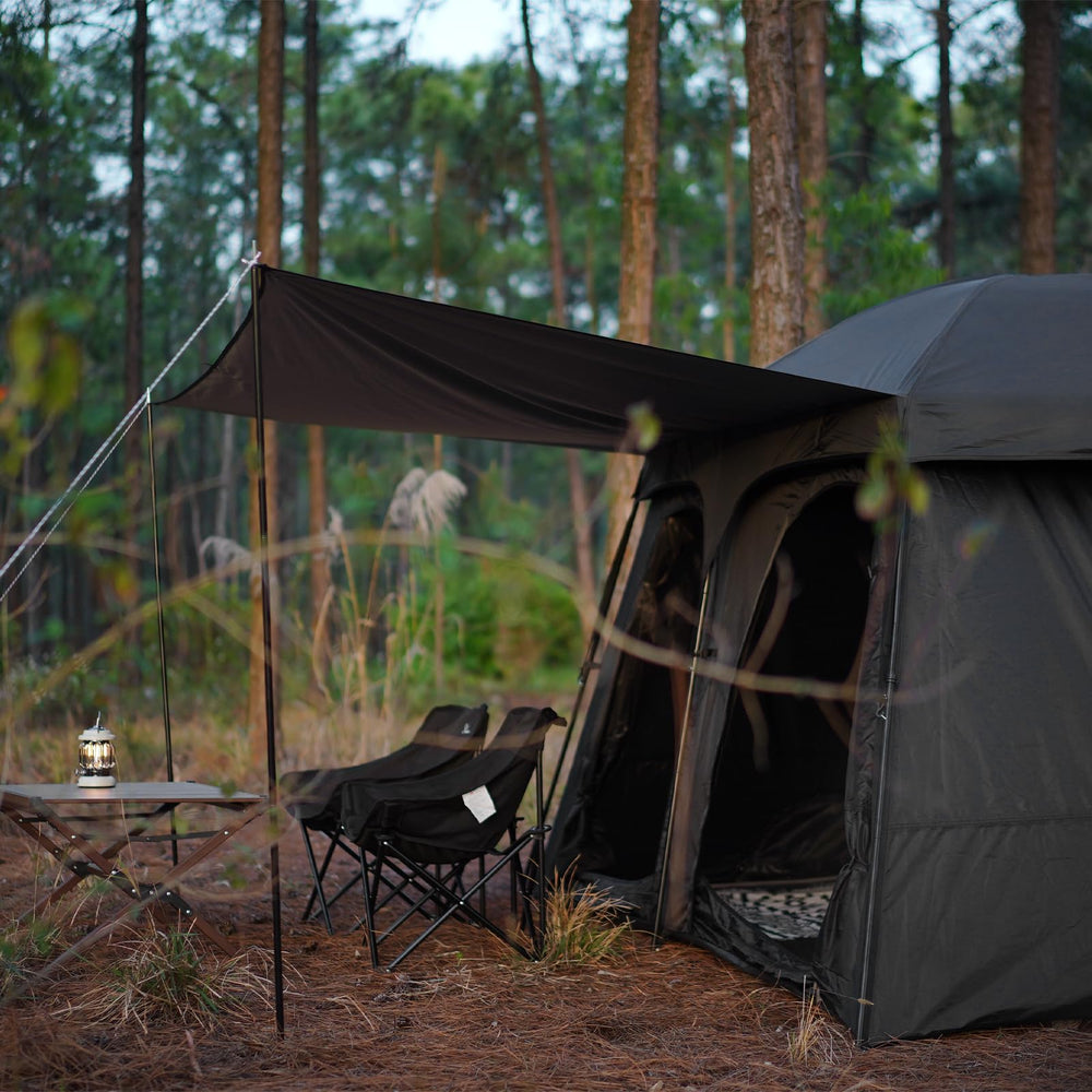 Vidalido Tents lamp hooks on top keep lighting organized and surfaces clean.