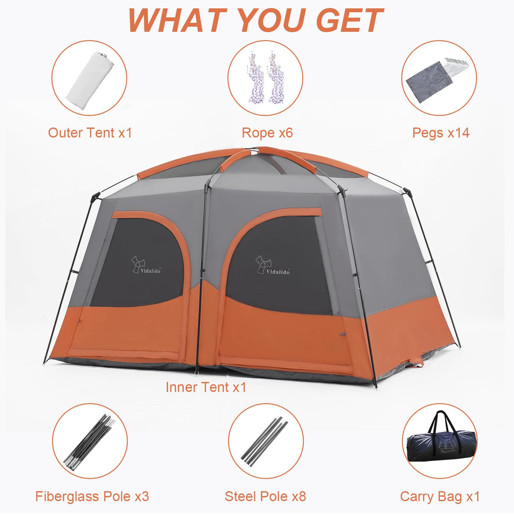 Vidalido Tents interior lamps hooks for organized lighting