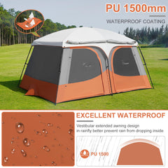 Vidalido Tents reinforced poles resist wind and ensure stability.