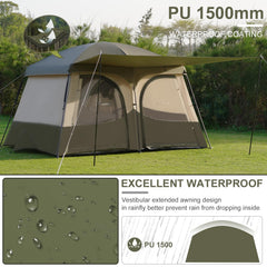 Vidalido Tents reinforced poles resist strong winds for stability