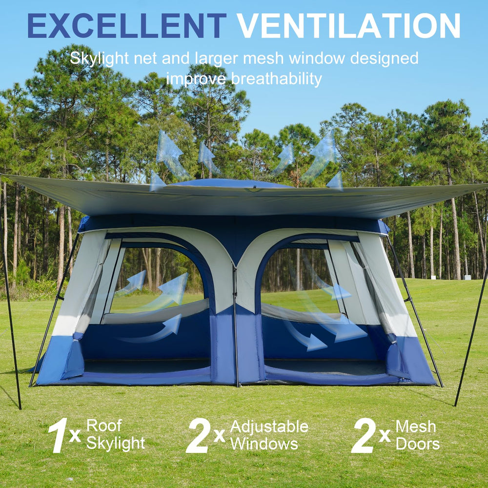 Vidalido Tents waterproof coverage keeps belongings dry during rain