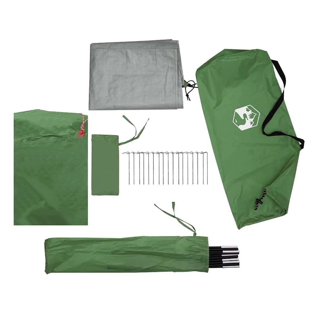 vidaXL camping tent A-frame 2-person green waterproof feature suits unpredictable weather