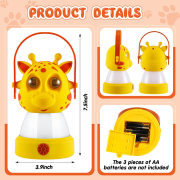 VIHOSE giraffe-lantern features a playful glow for kids' rooms.