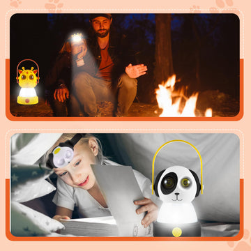 VIHOSE kids-camping-lantern-set is compact and portable for travel.