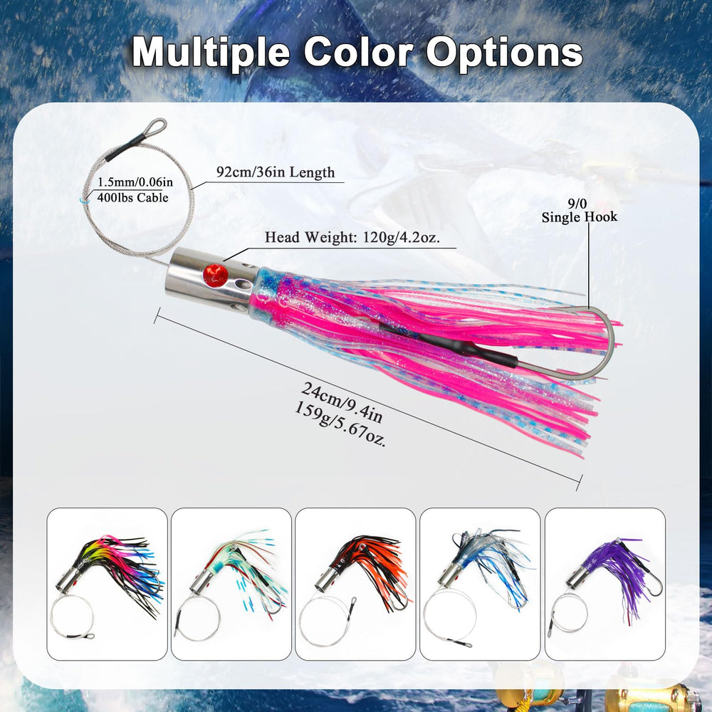 VIKETECH Offshore 9/0 stainless hook securely grips large prey.