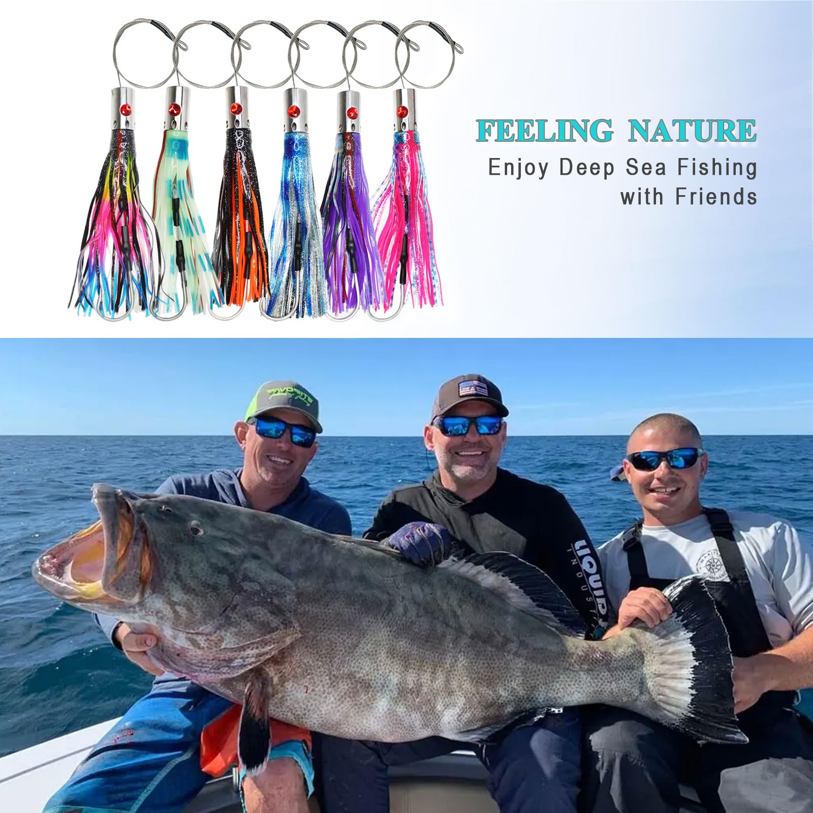 VIKETECH Offshore mesh bag keeps lures organized for quick deployment.