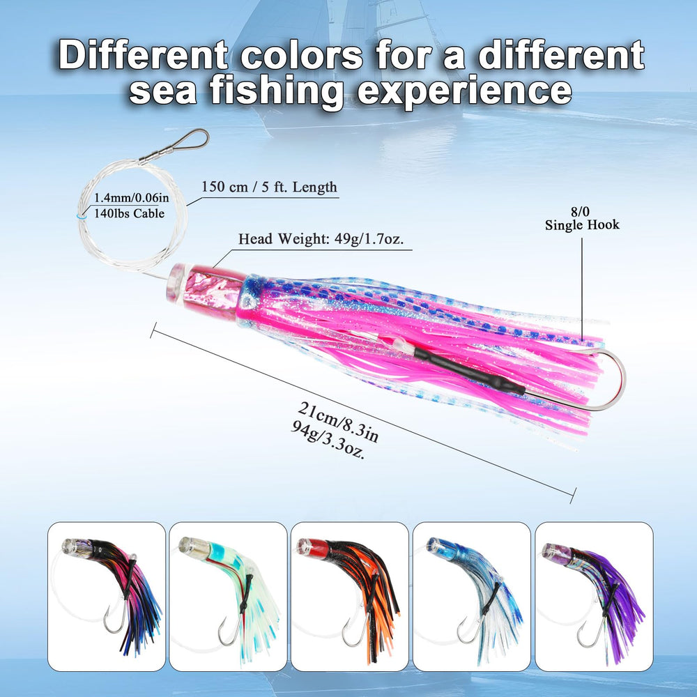 VIKETECH OFFSHORE stainless 9-0 hook secures large game bites