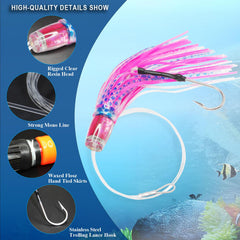 VIKETECH OFFSHORE waxed floss skirt enhances visibility and strikes