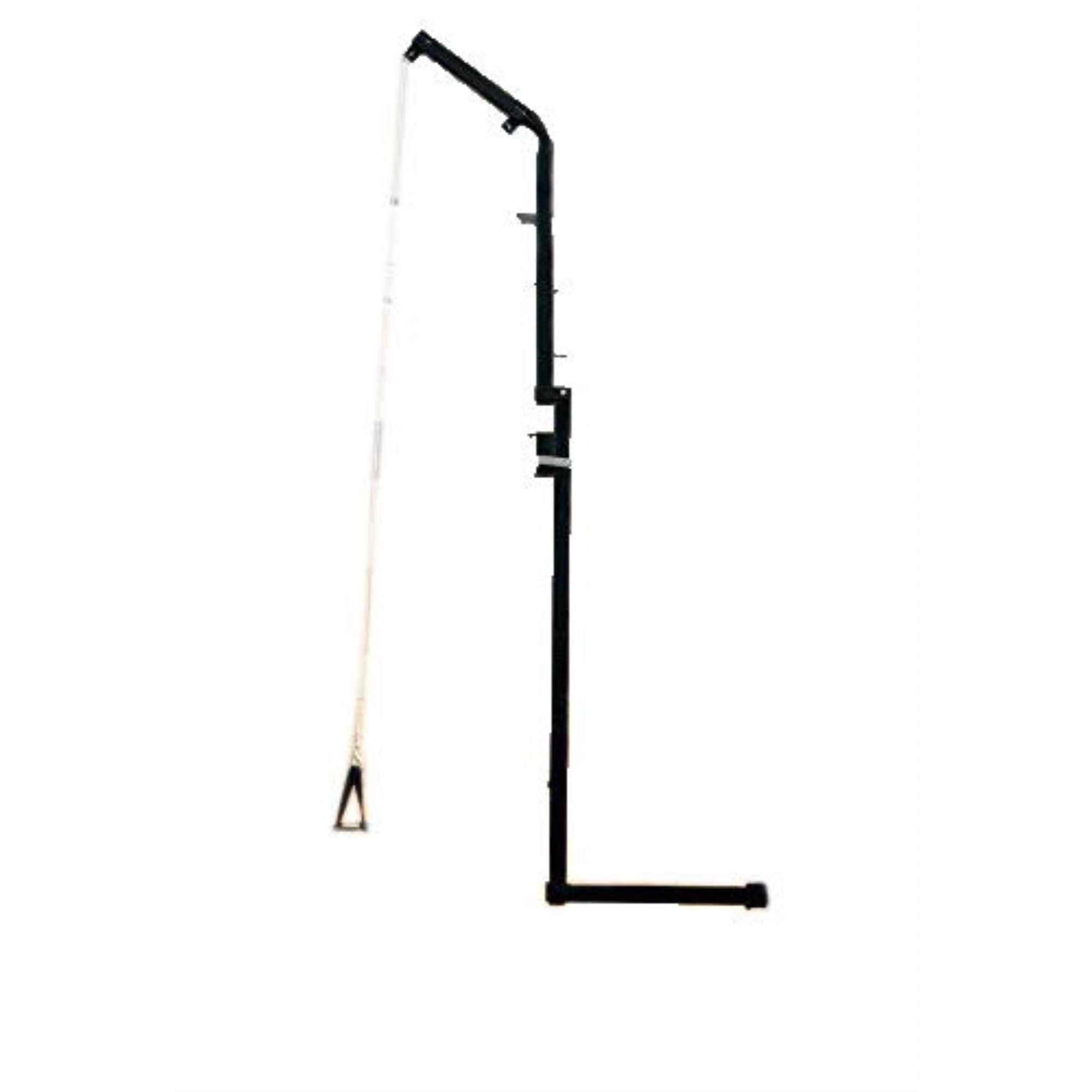 Viking Solutions Rack Jack II hoist front view, enabling smooth field loading and 360-degree rotation.