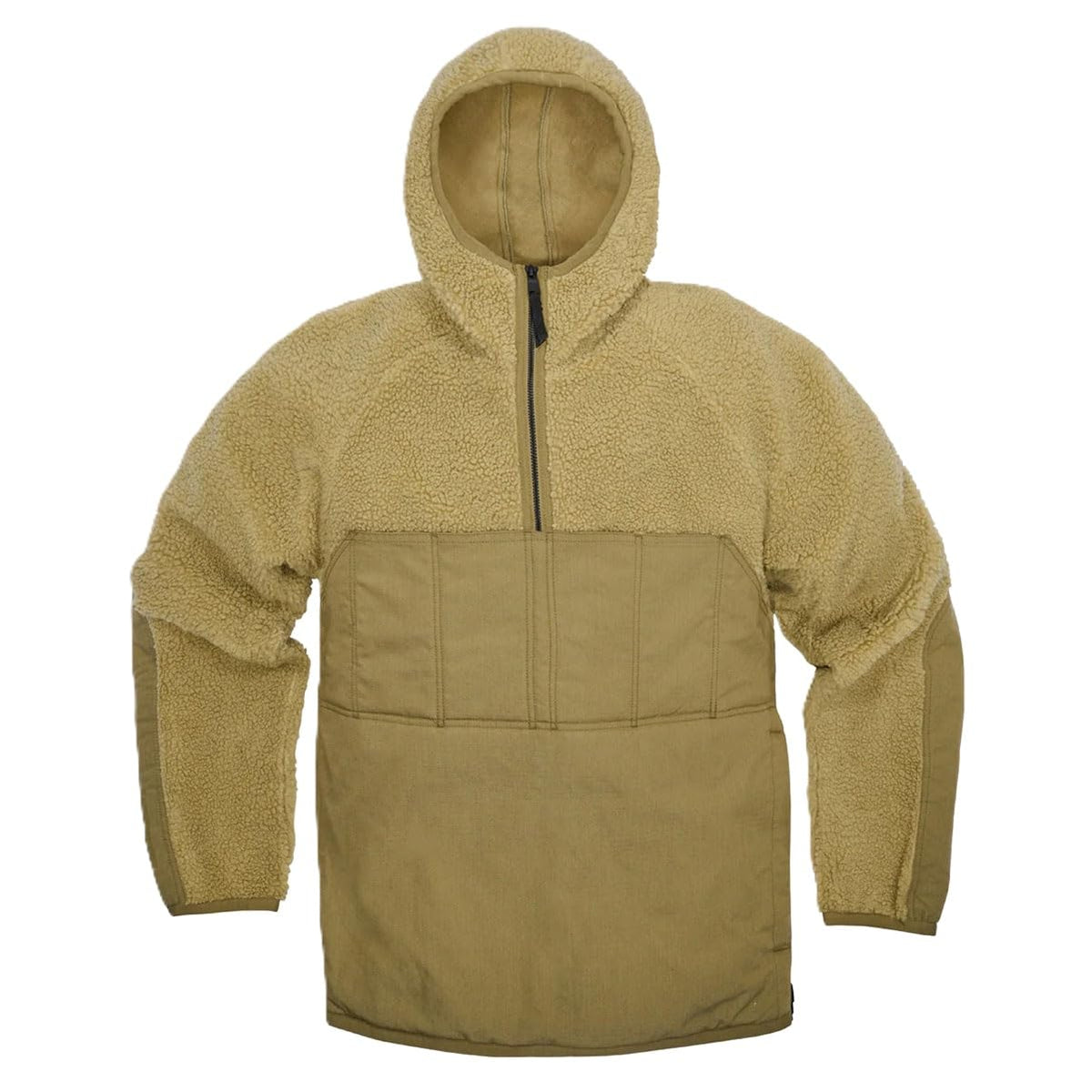 VIKTOS Basecraft sherpa pullover front view with zip closure