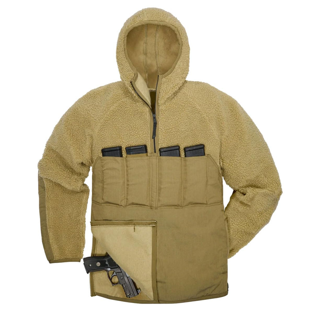 VIKTOS Basecraft sherpa pullover sidearm access zip detail