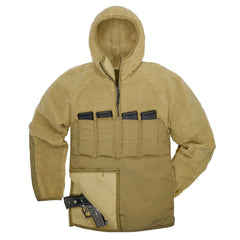 VIKTOS Basecraft sherpa pullover sidearm access zip detail