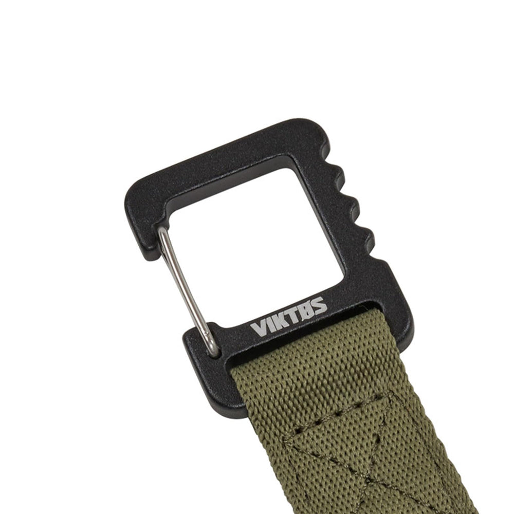 VIKTOS Double Springlock keychain attached to belt loop or MOLLE for versatile access.