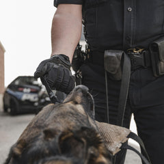 VIKTOS Patrolux K9 glove reinforced wrist closure ensures secure, adjustable fit